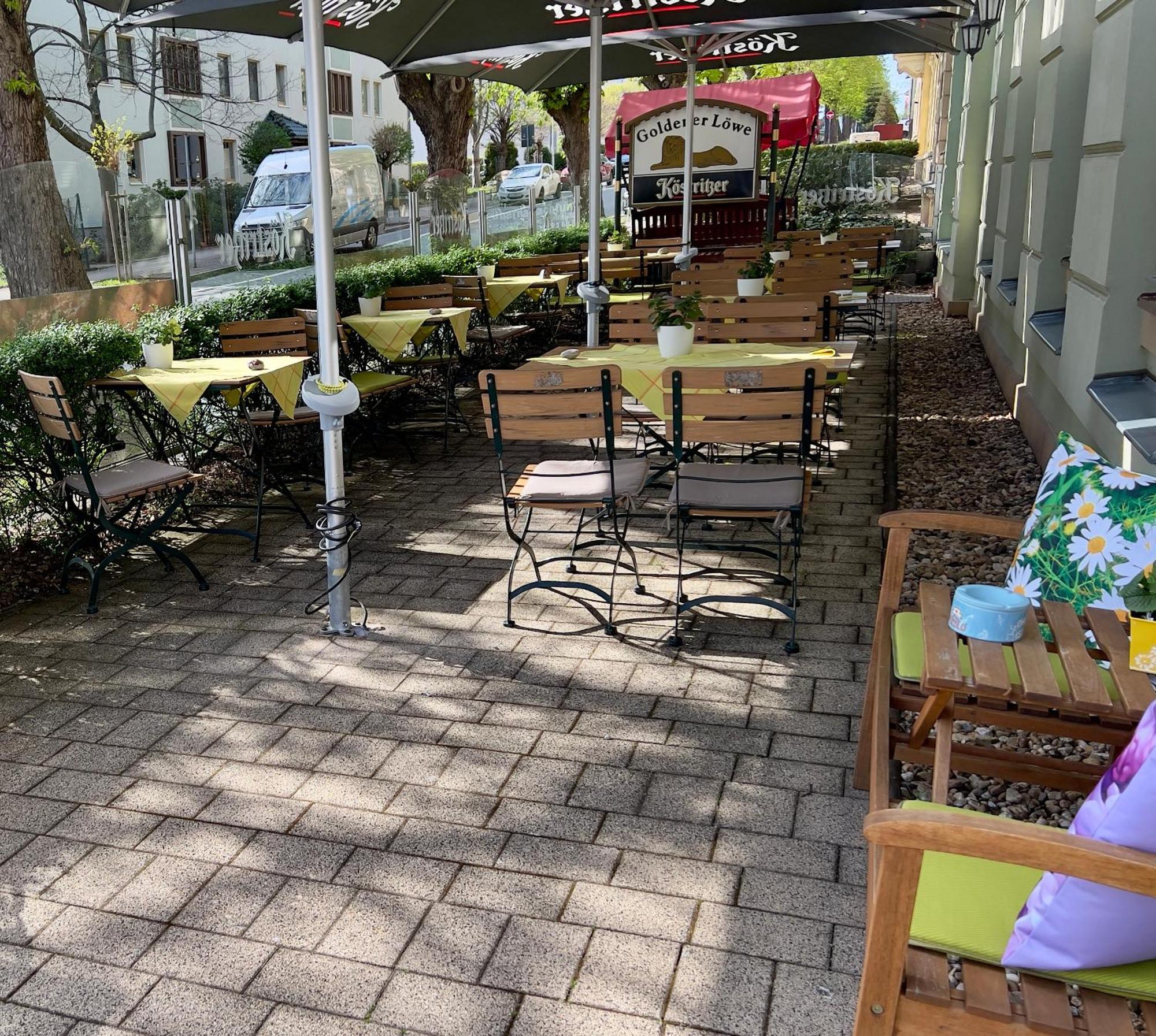 Traditionsgasthaus Goldener Loewe Riesa Restaurant & Pension Exterior photo